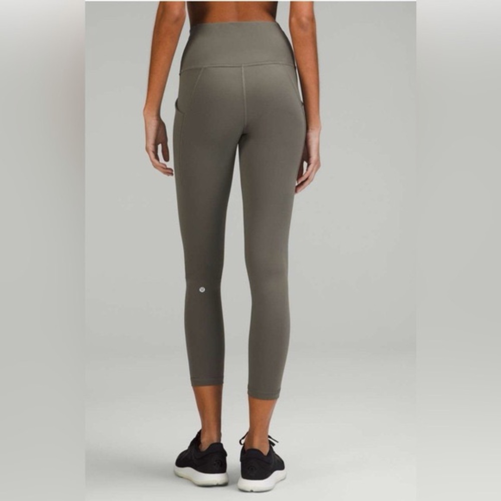 Lululemon Gray Sage Wunder Train Asia Fit